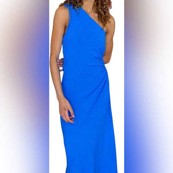 Entro NWT one shoulder maxi dress in size M - Picture 2 of 9